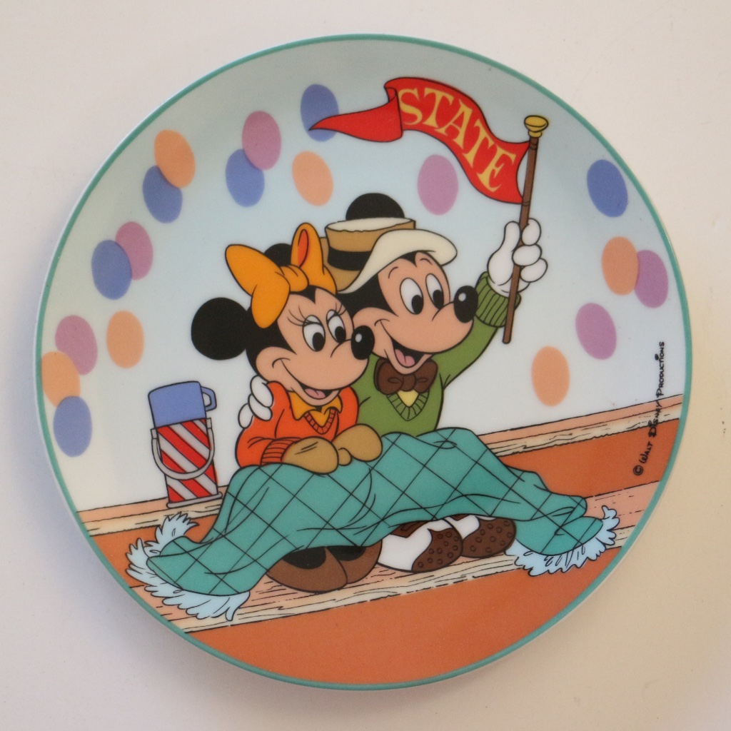 Disney Art | Four Seasons Of Love -- Mickey & Minnie By Schmid | Color: Red | Size: Os