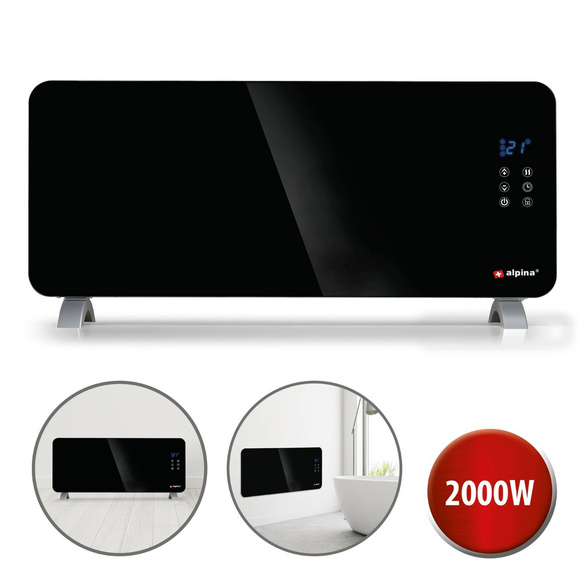 Glaspanel-Heizer mit WiFi & Thermostat ALPINA Image