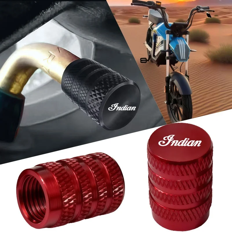 Für Indian FTR 1200 S FTR 1200 Carbon / Rally Chief VINTAGE Scout 2023 Motorrad Aluminium Reifen Rad Vorbau Luftventil Kappe