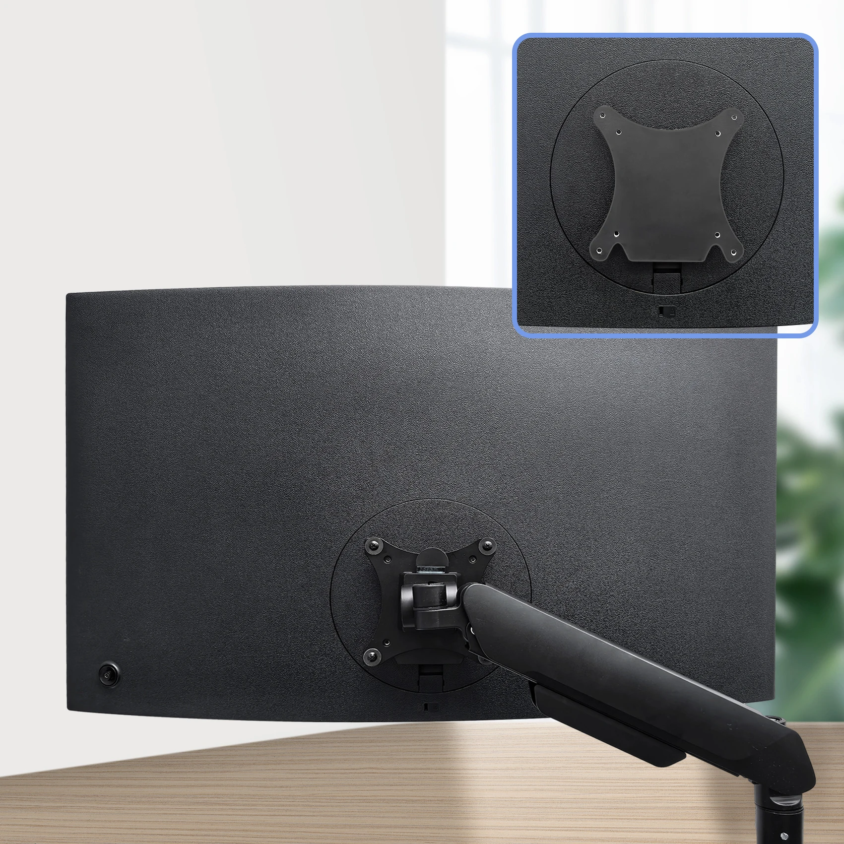 UR59 Serie 32" gebogener Monitor U32R590 U32R591 U32R592 UR59C UR590 Wandhalterung VESA-Adapterhalterung U32R590CW U32R591CW U32R592CW Image