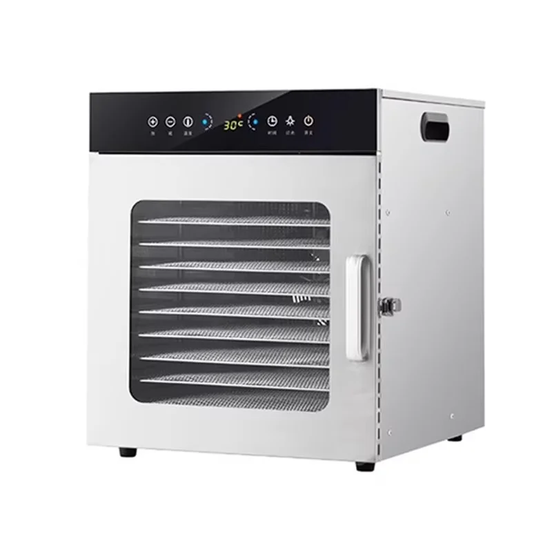 8-lagiger Dörrapparat in kommerzieller Qualität, 12-Stunden-Timing und Temperatureinstellung von 50 Stück ℃ -70 ℃ Geeignet zum Trockenfrüchte Image