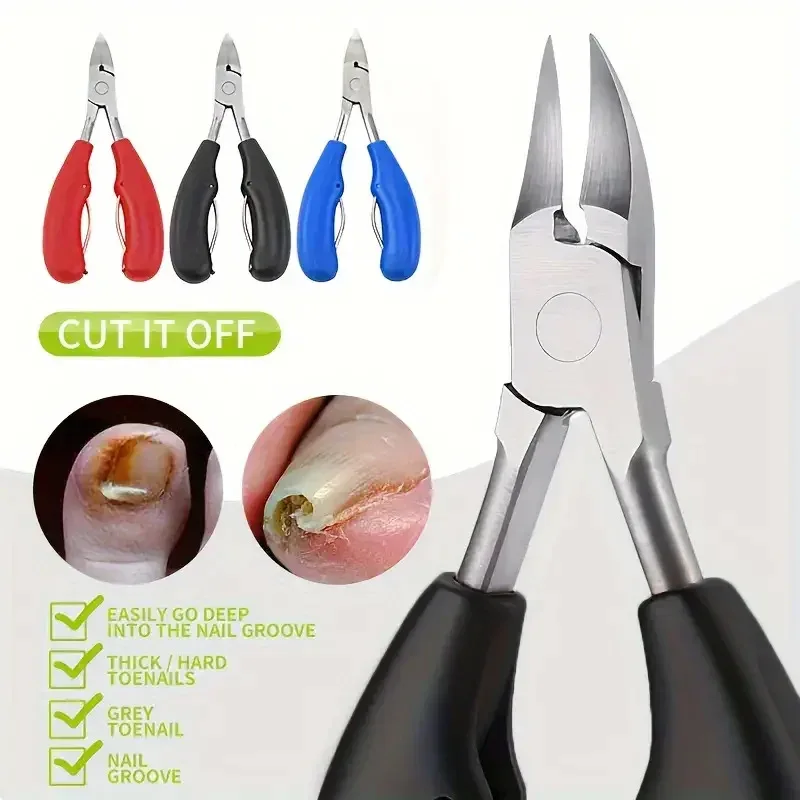 Nagelknipser, professioneller Hawkbill mit Nagelpick-Trimmer für eingewachsene Zehennägel, Paronychie-Schneider für Unisex, Heim-Fußpflege-Werkzeug Image