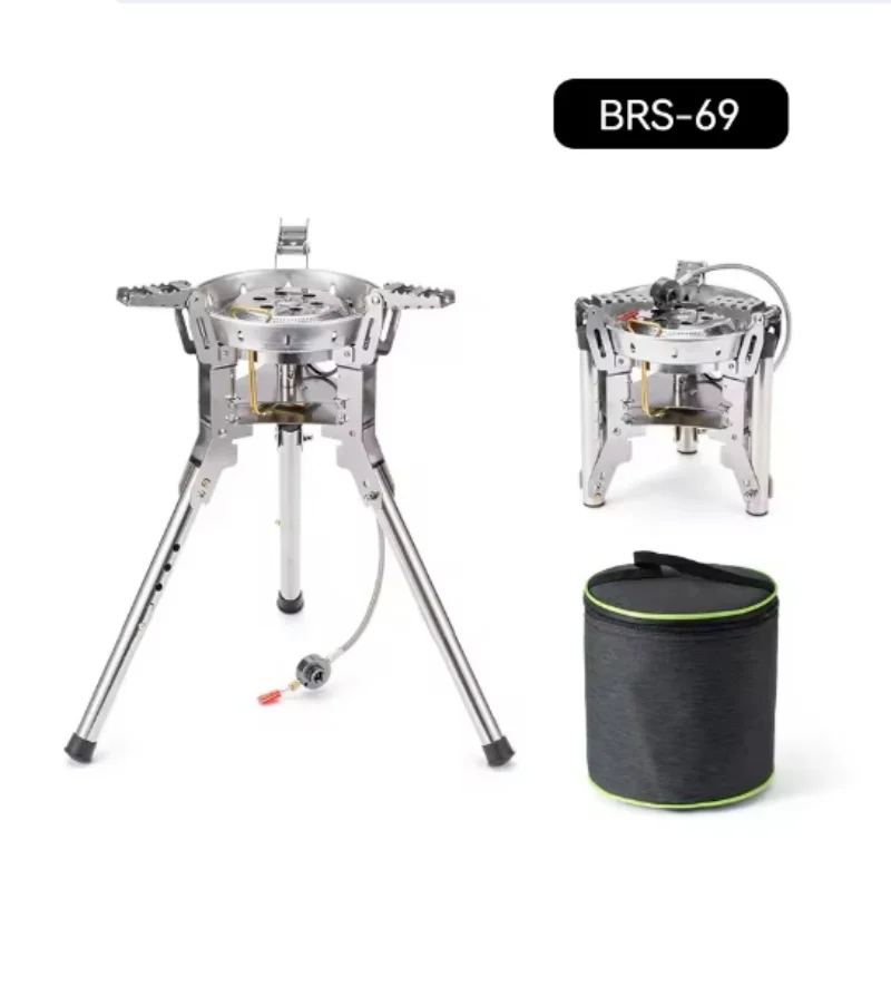 BRS Outdoor Gasherd Bulin BRS-69A Camping Picknick Gasherd 6800W Team Party FamilyCamp Gasbrenner Für Wandern Angeln Image