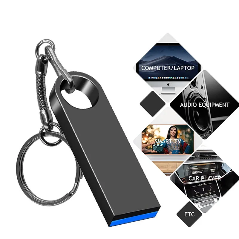 USB-Flash-Laufwerk 2.0 Flash-Stick 128 GB 64 GB 32 GB 16 GB Cle USB2.0 Metal Stick Pen Drive High Speed 8 GB 16 GB 32 GB 64 GB 128 GB Image