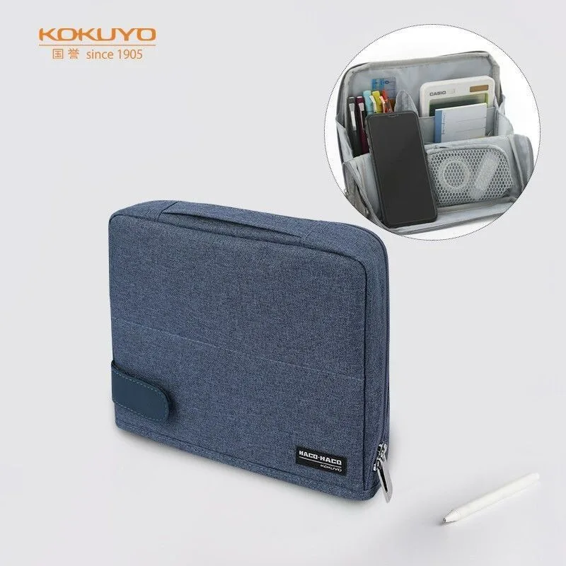 KOKUYOHACOHACO Aufbewahrung, große Kapazität, Ausweistasche, Aufbewahrungstasche, Handtasche, Schüler, Mittelschule, Gymnasium Image