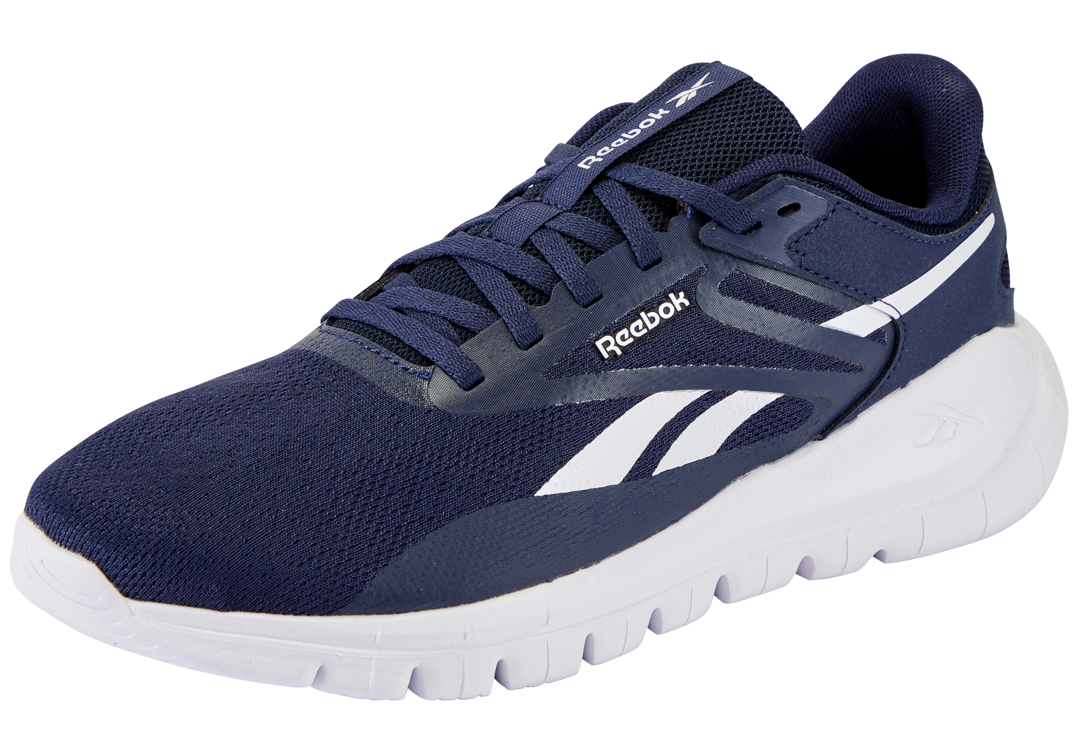 Trainingsschuh REEBOK "SPLIT FLEX", Herren, Gr. 41, vector navy, ftwr weiß, schwarz, Synthetik, Textil, Schuhe