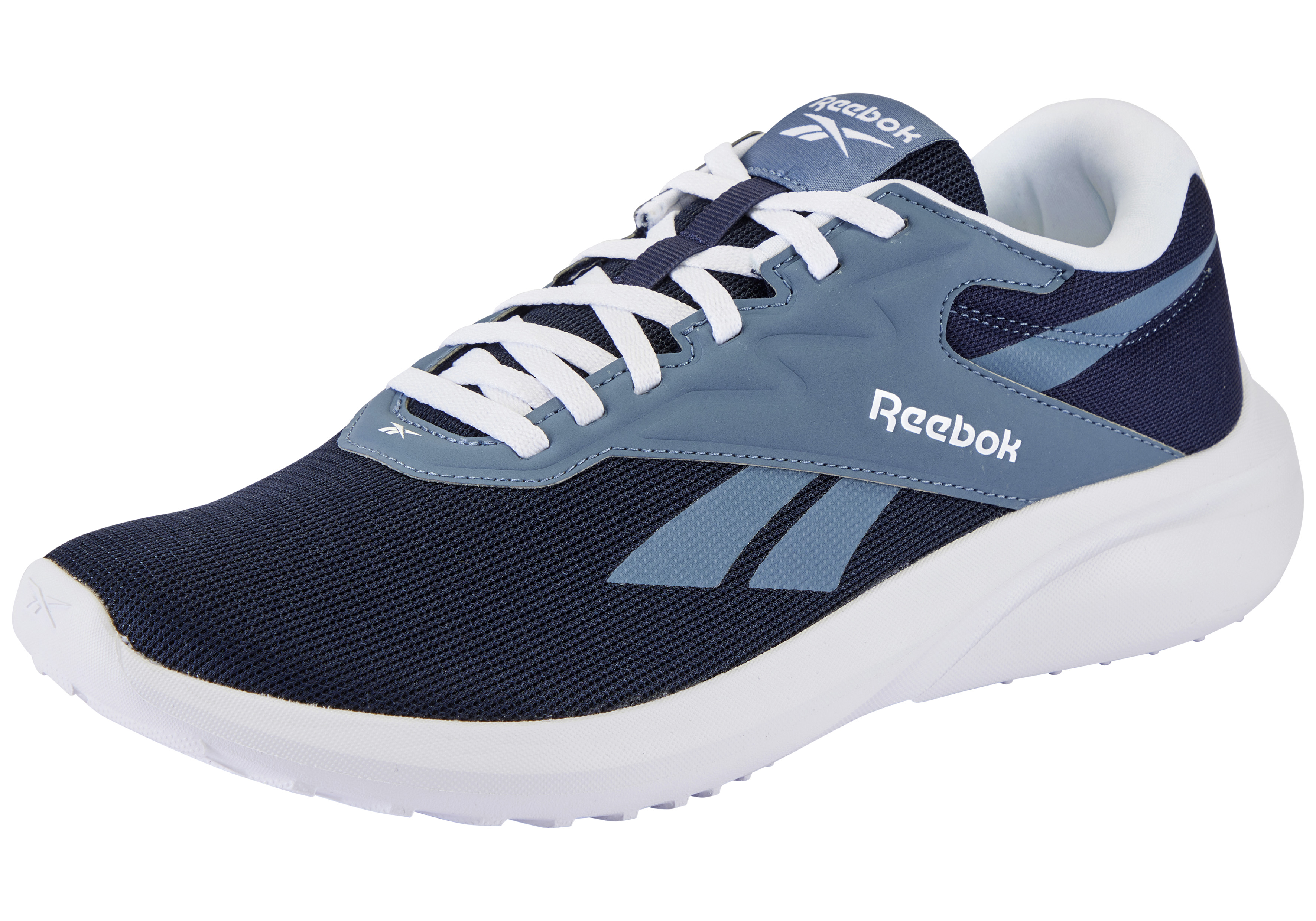 Laufschuh REEBOK "REEBOK LITE 5", Herren, Gr. 44, vector navy, leisure blau, shadow, Synthetik, Textil, Schuhe Laufschuh