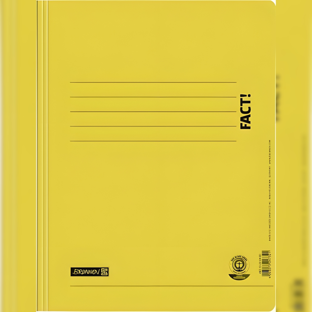 BRUNNEN Papp-Schnellhefter FACT! gelb 102010410 Image