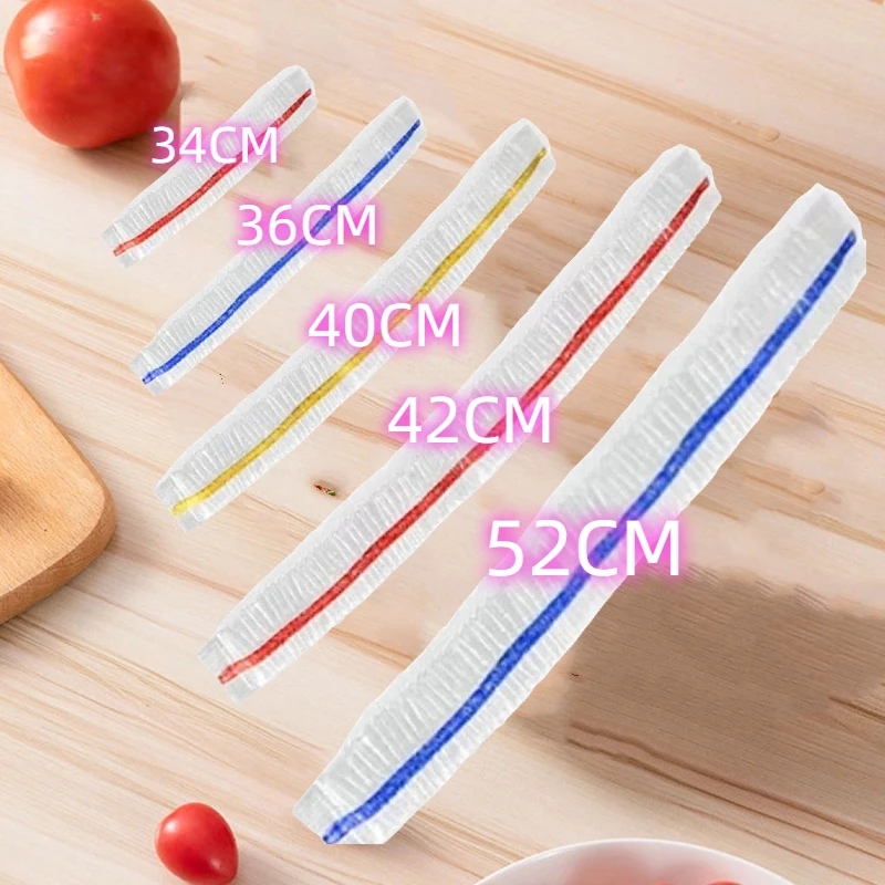 Sacs de couverture alimentaire couverture en nylon avec caoutchouc pour sacs de conservation des aliments couverture pour aliments couvercle alimentaire jetable couverture en nylon pour cuisine