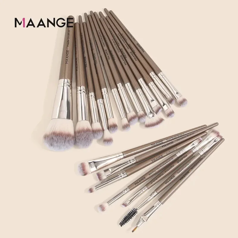 Maange 20 Piece/Set Makeup Brush Professional Makeup Foundation Eyeshadow Powder Brushes Kits Cosmetic Beauty Tools For Women