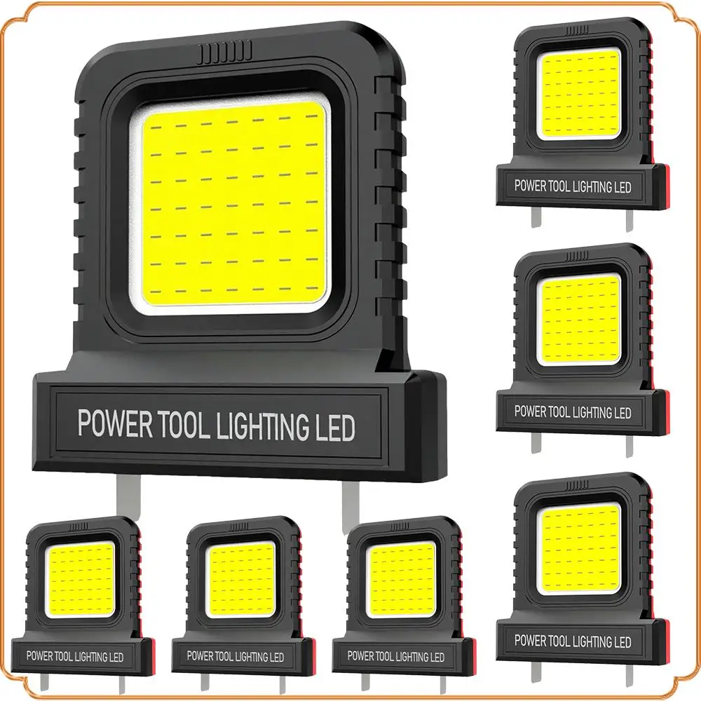 Superheller Scheinwerfer, 14 W, Mini-Taschen-Arbeitsleuchte mit 2 Modi, Beleuchtungsinspektionsleuchte für Garage, Autoreparatur, Camping, Angeln