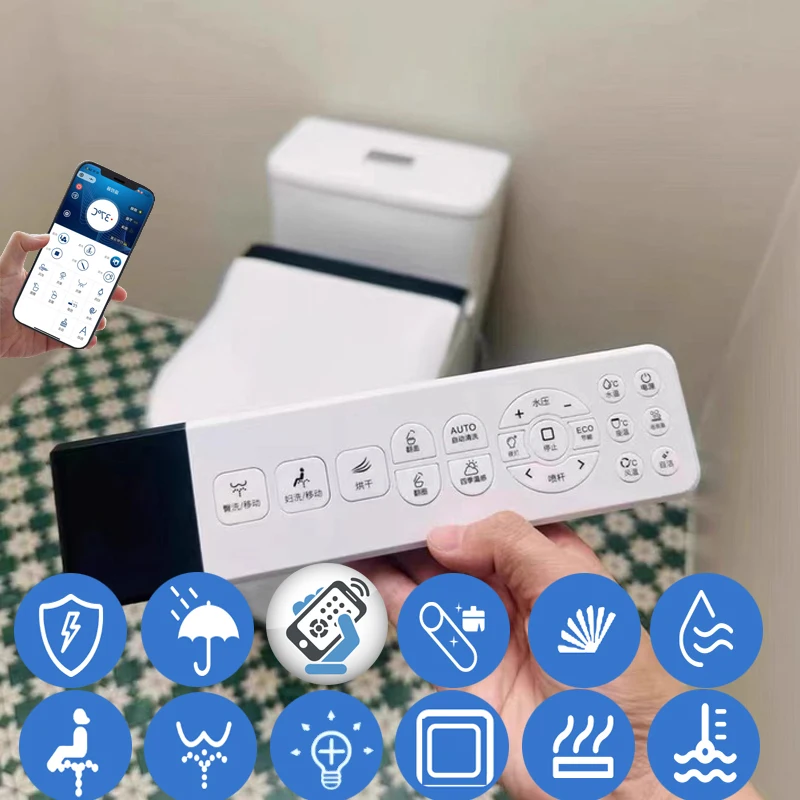 Smart App Toilettensitz Jet Toiletten Japonais Cuvette Japonaise WC Digital Tapa Inodoro Inteligente Japones Sitz Japanische Toiletten