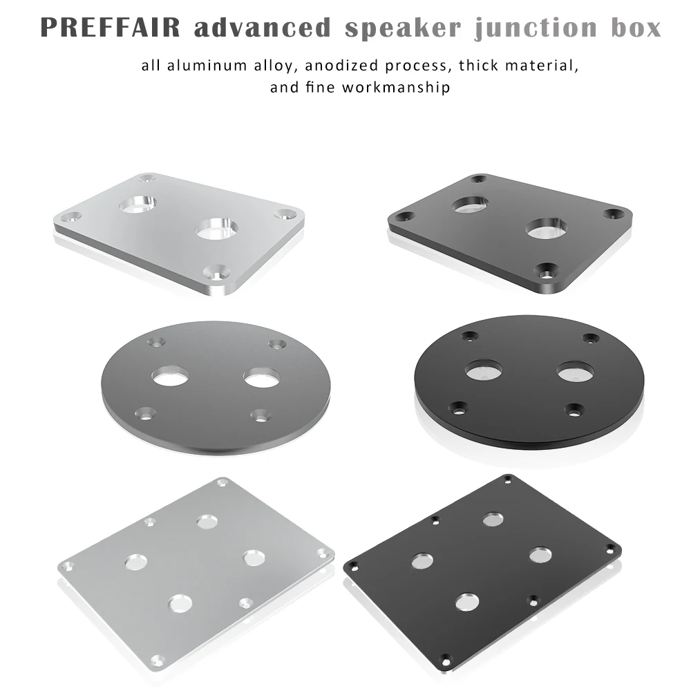 1PC Preffair HIFI Aluminium Legierung Lautsprecher Box zwei/vier position vier position lautsprecher anschlussdose terminal panel Image