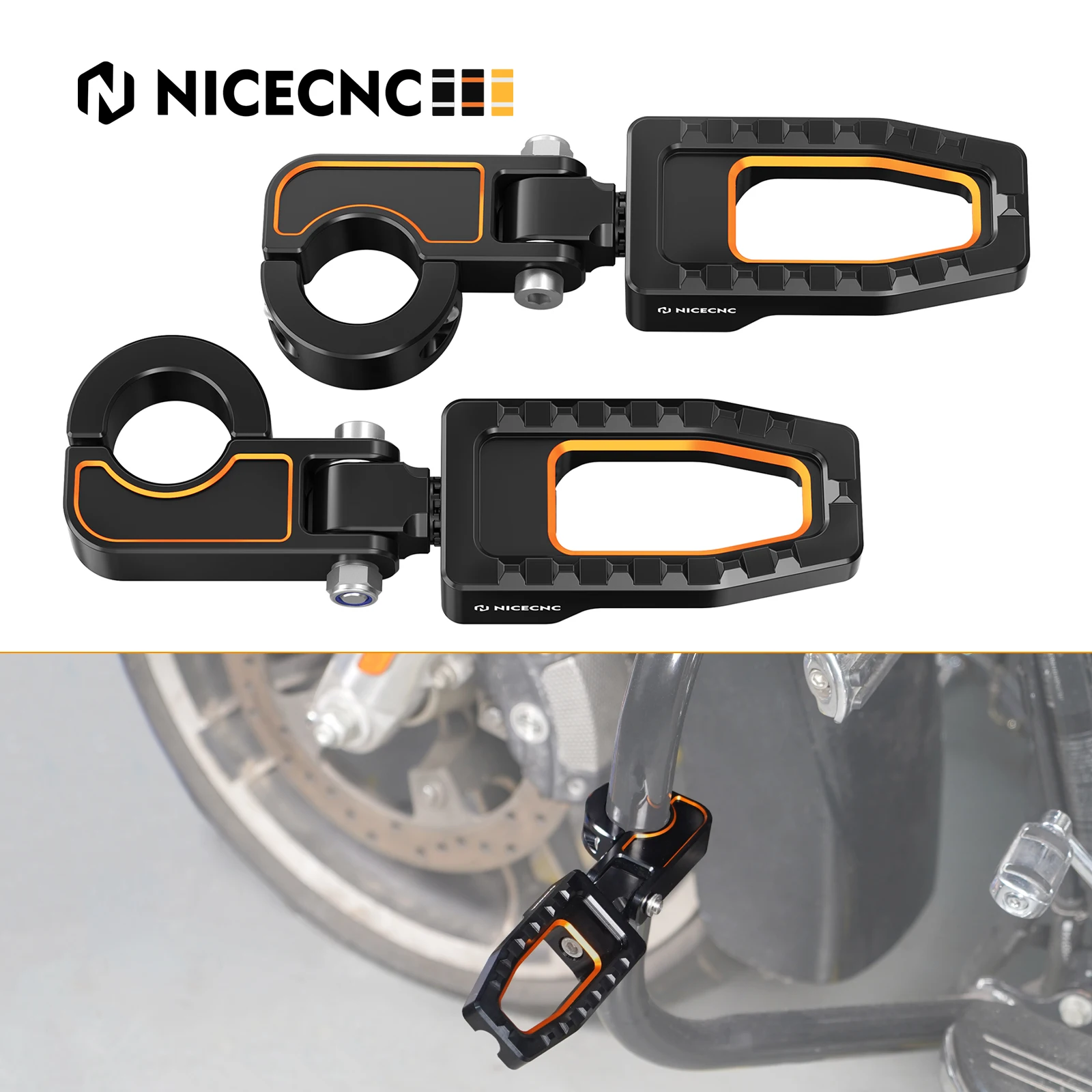 1-1/4" 32 mm Sturzbügel Highway Fußrasten für Harley Fat Boy Street Bob FXBB Fat Bob Breakout 107 114 Heritage Softail Classic FXST