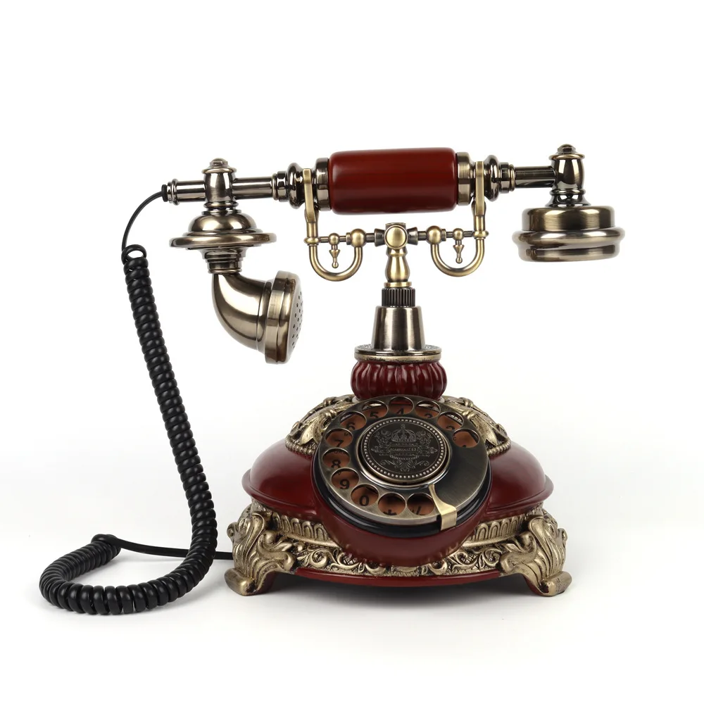 New Antique Hotel Home Wedding Phone Big Ringtone Fixed Landline Vintage Phone