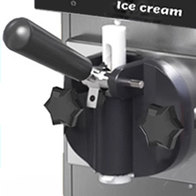 Eismaschine, kommerzielle vollautomatische Eismaschine für Eisbecher, Eismaschine für Milchtee und Desserts Image