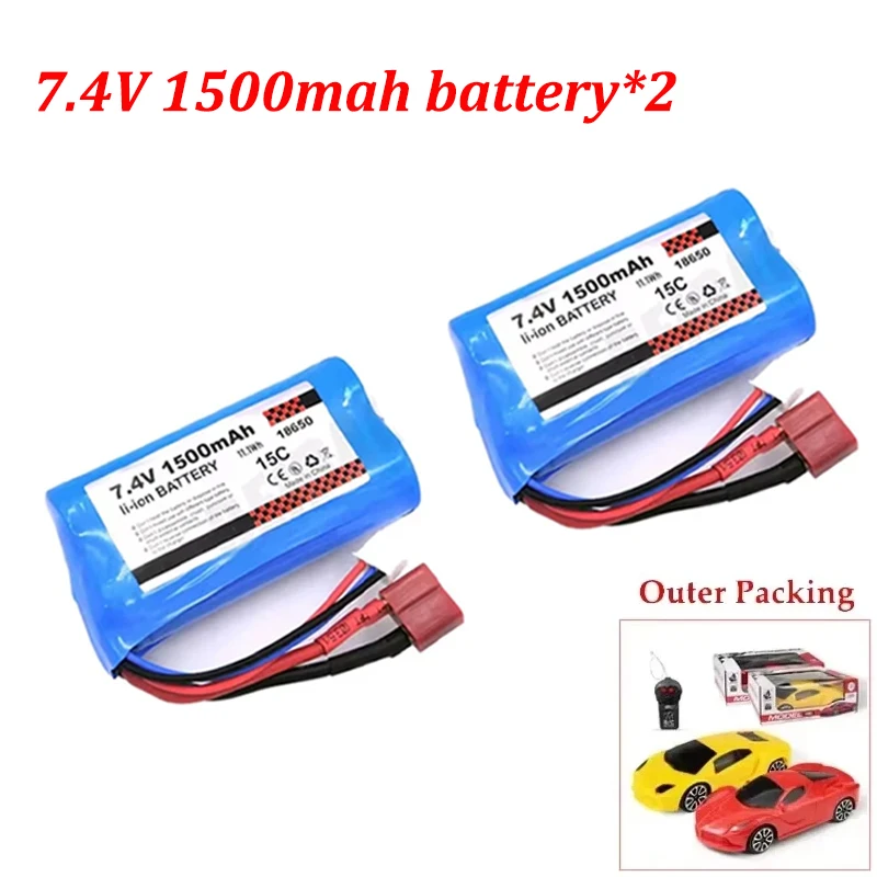 HJ 2S 7,4 V 10C 2500 mah Lipo Batterie für SCY 16101 16101PRO Rc Auto RC Spielzeug Modell teile mit JST Stecker 7,4 V Batterie JJRC