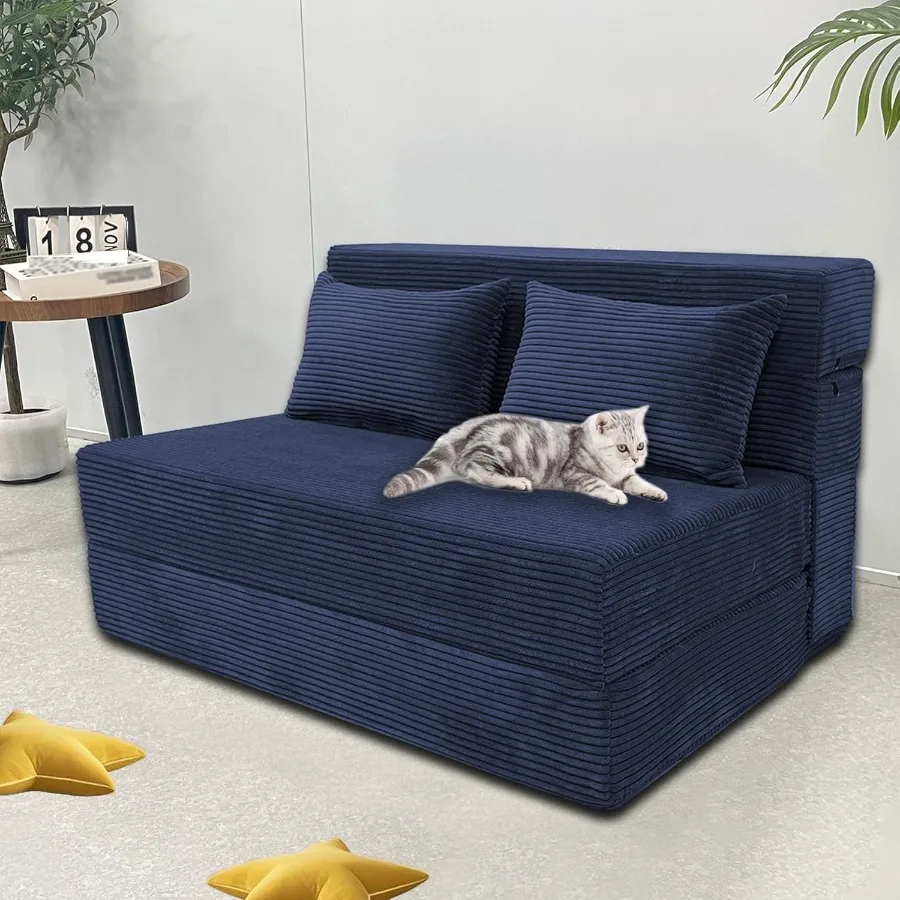 Convertible Sofa Bed Boneless Couches for Living Room 4 in 1 Loveseat Sofa with HighDensity Memory Foam Couch Small Sofas for S
