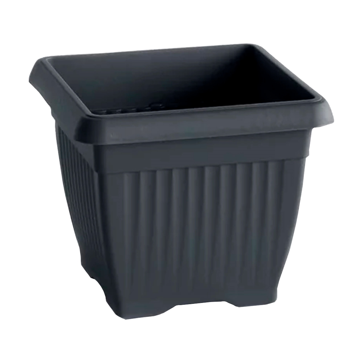 Prosperplast - TERRA 1,7L Blumentopf - 15x15x13cm in Anthrazit farbe Image