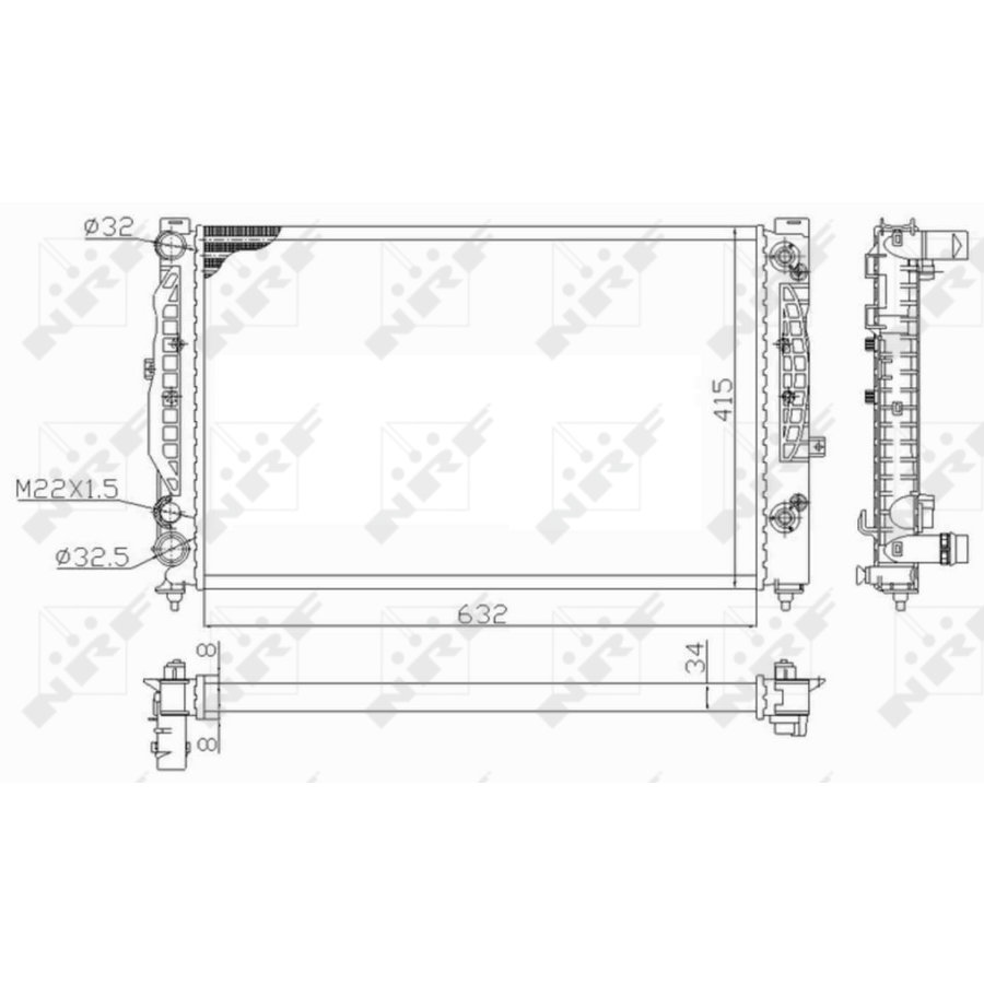 Radiateur Nrf 59101