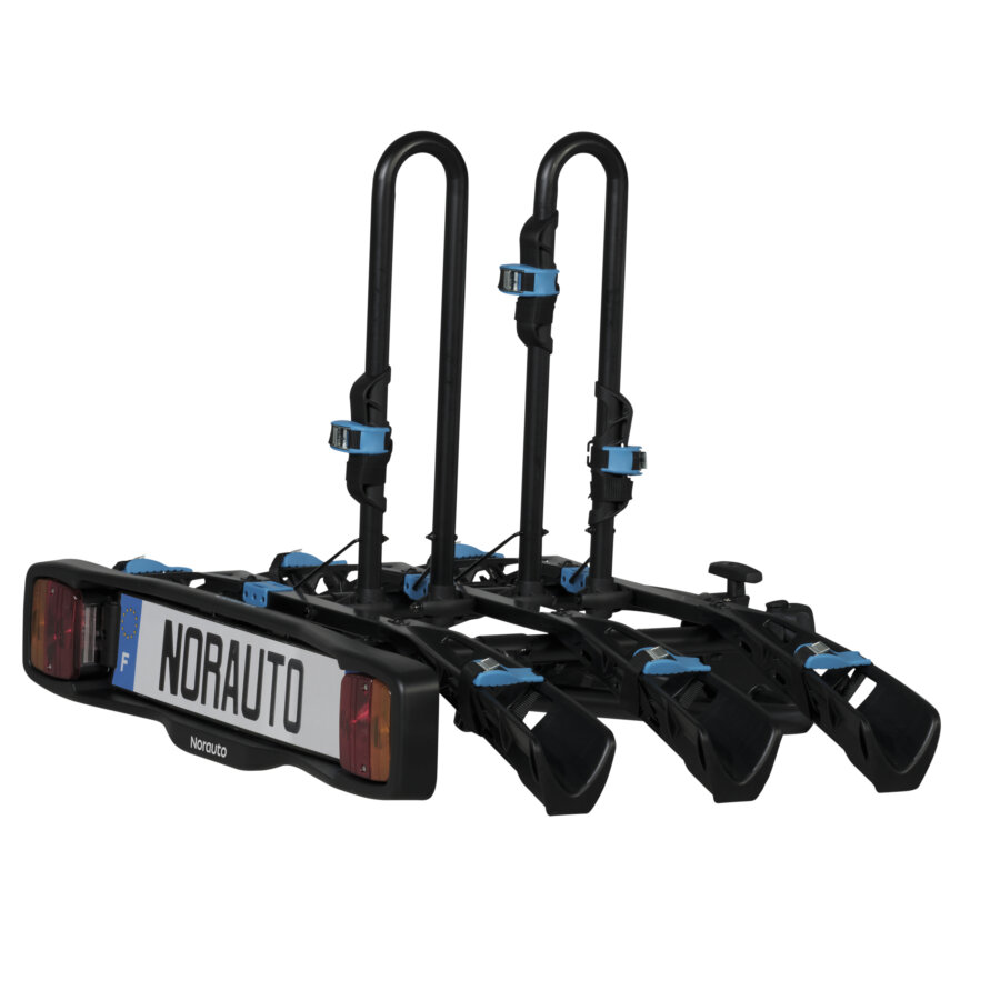 Porte-vélos Sur Attelage Norauto Deck 100-3 Pour 3 Vélos