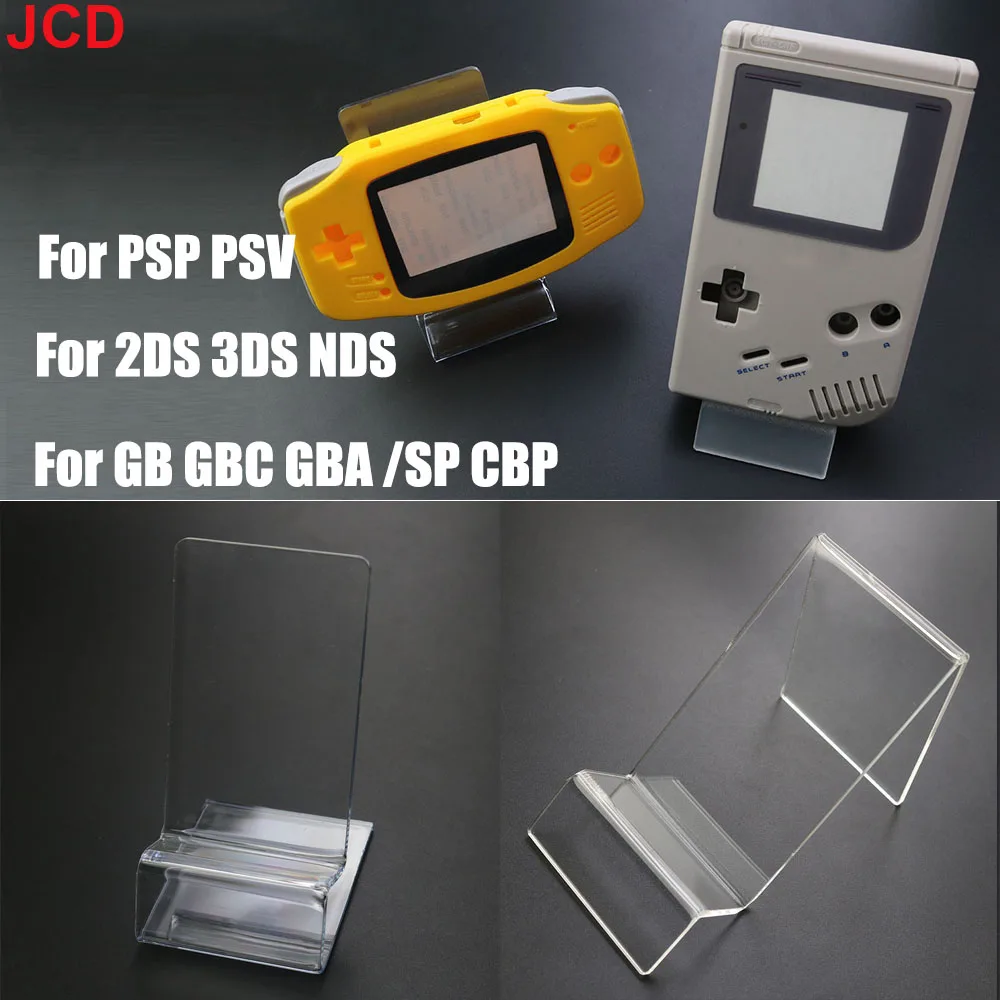 JDC 1 stücke JCD Für Game boy GB GBC GBA GBP PSP NDS 3DS 2DS PSV Ps vita Spielkonsole Ausstellung Halterung acryl Display-ständer