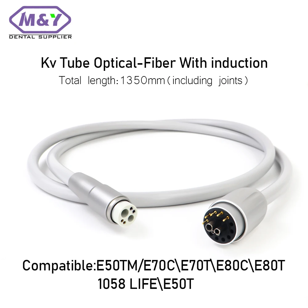 Dental Fiber Optic Handstück Rohr Mit induktion Fit Kavo Turbine schläuche Für E50 E70 E80 1058 LIFE Dental Stuhl Image