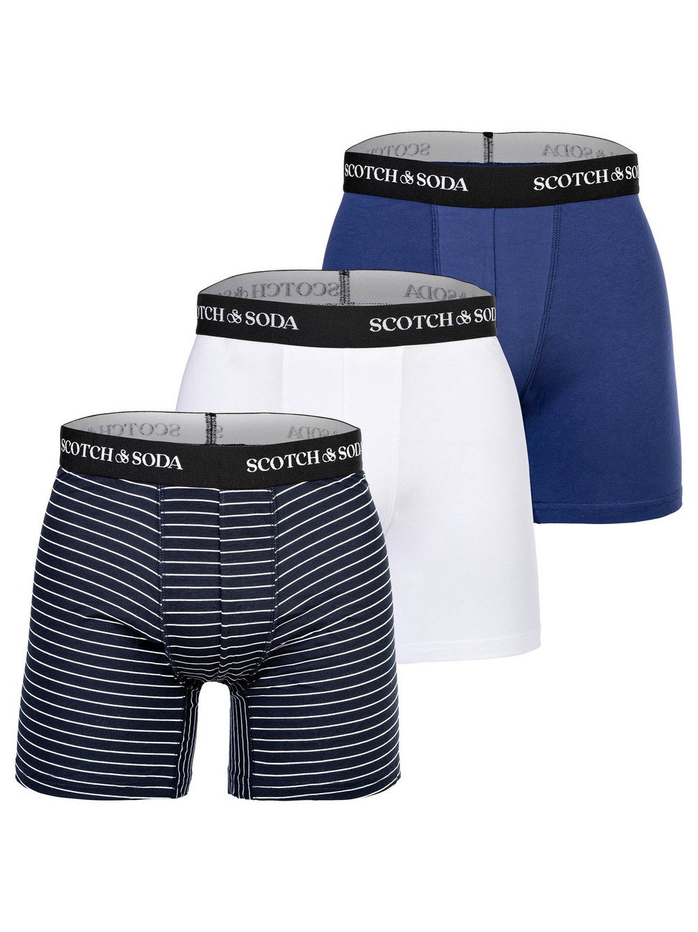 Scotch & Soda Boxershort 3er Pack Herren mehrfarbig, S Image