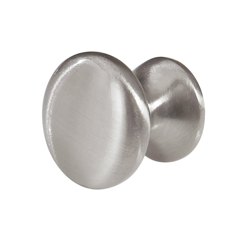 Oho Hardware Gear Pull - Select Colors - Small Round Knob Brushed Nickel - Ballard Designs