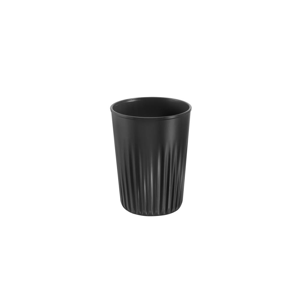 APS Mehrwegbecher -TO GO-, 300 ml, Ø 8,5 x H 11 cm, schwarz, Polypropylen, stapelbar, mikro- & spülmaschinengeeignet, Made in Germany (ohne Deckel) Image