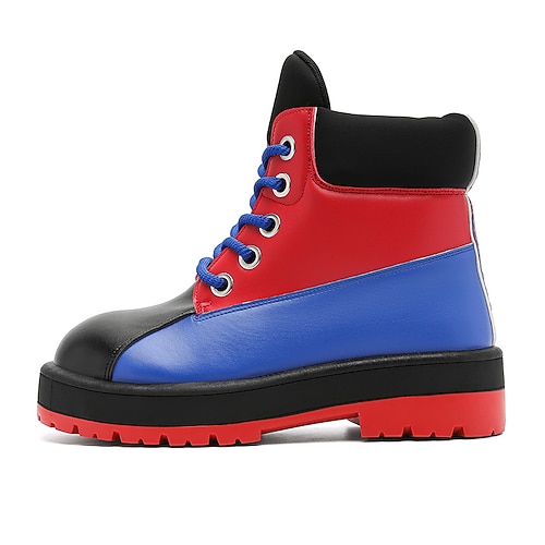 schwarz-rote sportliche Herrenstiefel – kräftiger Farbkontrast, leistungsstarkes Design, perfekt für Wintersport und Outdoor-Aktivitäten Image
