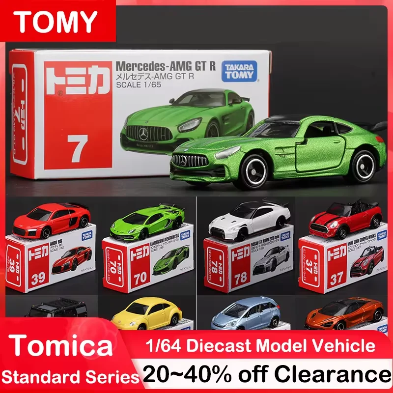 Tomica Spielzeugautos Mini-Druckguss-Legierung Modellauto Metall Sportfahrzeuge Verschiedene Stile Geschenke für Kinder Hobby-Kollektion Image