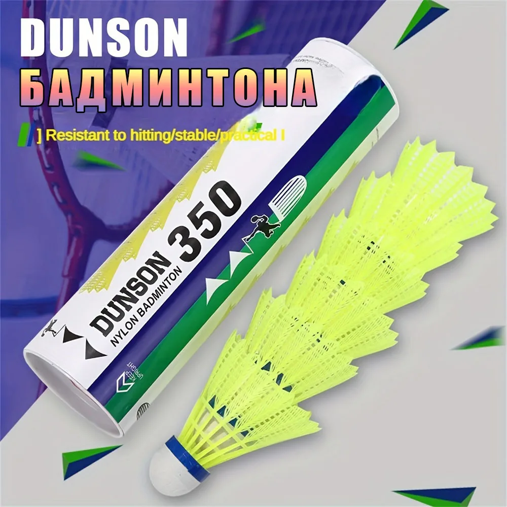 6/12PCS Badminton Bälle Tragbare Badminton Travel Out Produkte Sport Training Nylon Federball Image