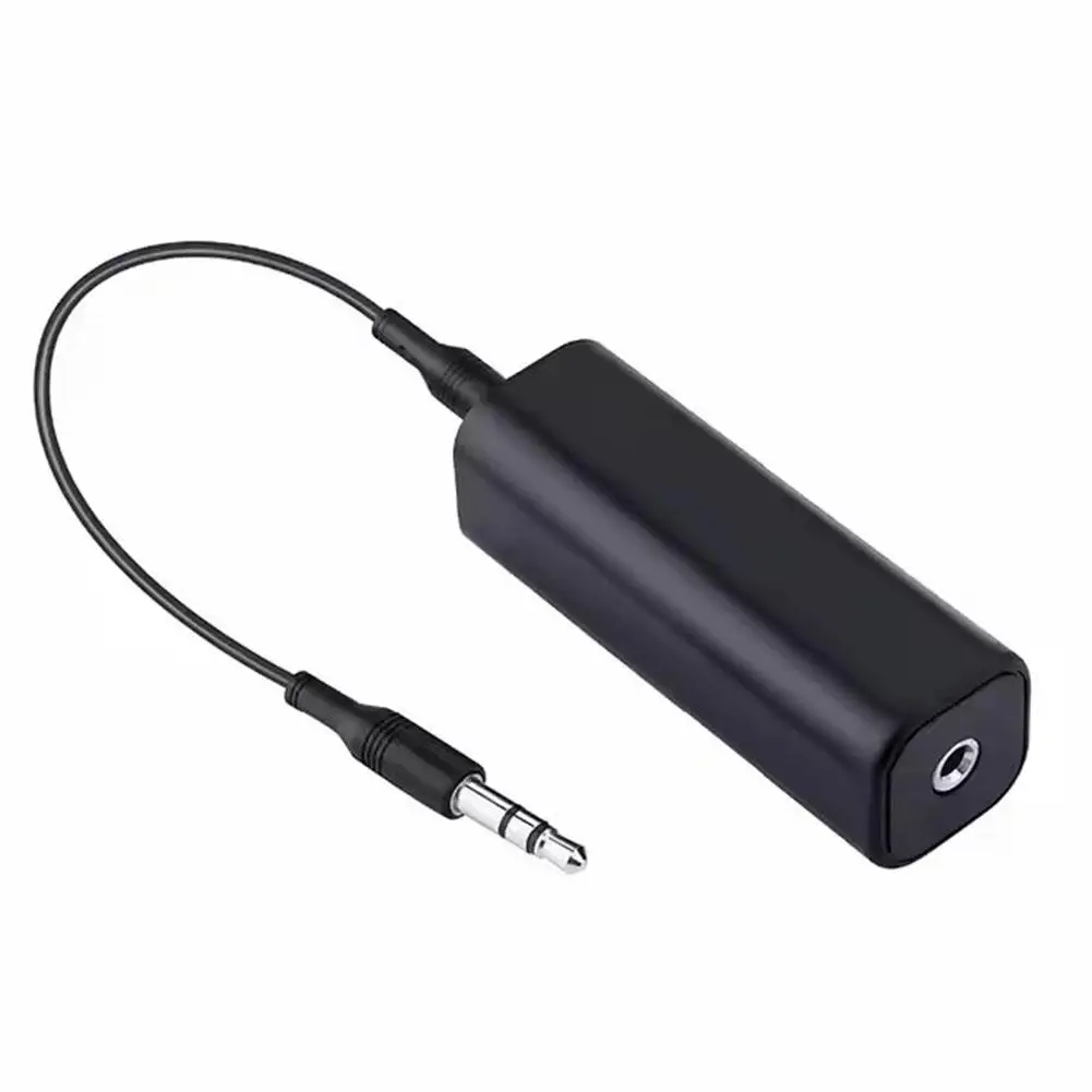Speaker Line 3.5mm Aux Audio Noise Filter Ground Loop Noise Isolator Eliminate for Home Stereo Car Stereo Audio System