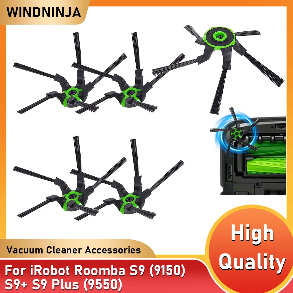 Seitenbürste für iRobot Roomba S9 (9150) S9+ S9 Plus (9550) Roboter-Staubsauger Seitenbürste für effiziente Reinigungszubehör Image