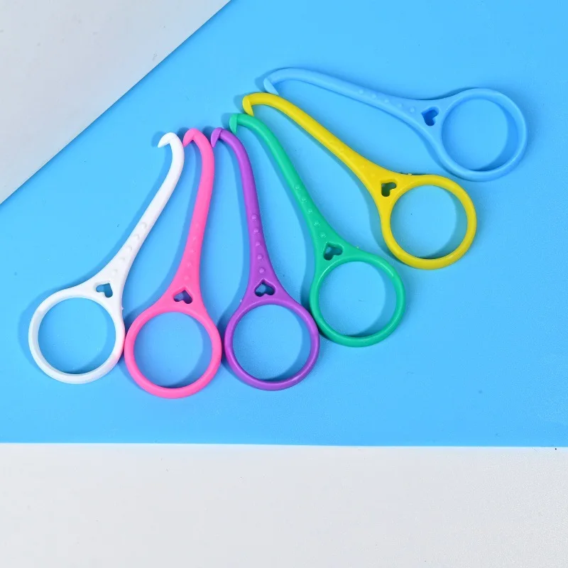 6-10 teile/paket Invisalign Abnehmbare Hosenträger Entfernung Aligner Entferner Haken Für Kieferorthopädische Hosenträger Elastische Haken Mundpflege Werkzeuge Image