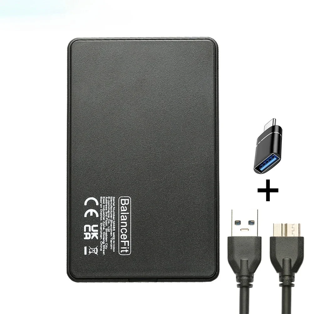 SSD-Gehäuse 2,5 Zoll SATA auf USB 3.0/3.1 Festplattengehäuse für SSD-Festplatte HDD-Box USB C 3.1 Gen 2-Gehäuse HDD-Außengehäuse Image