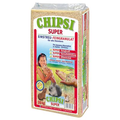 15kg Litière Chipsi Super - Litière pour rongeur