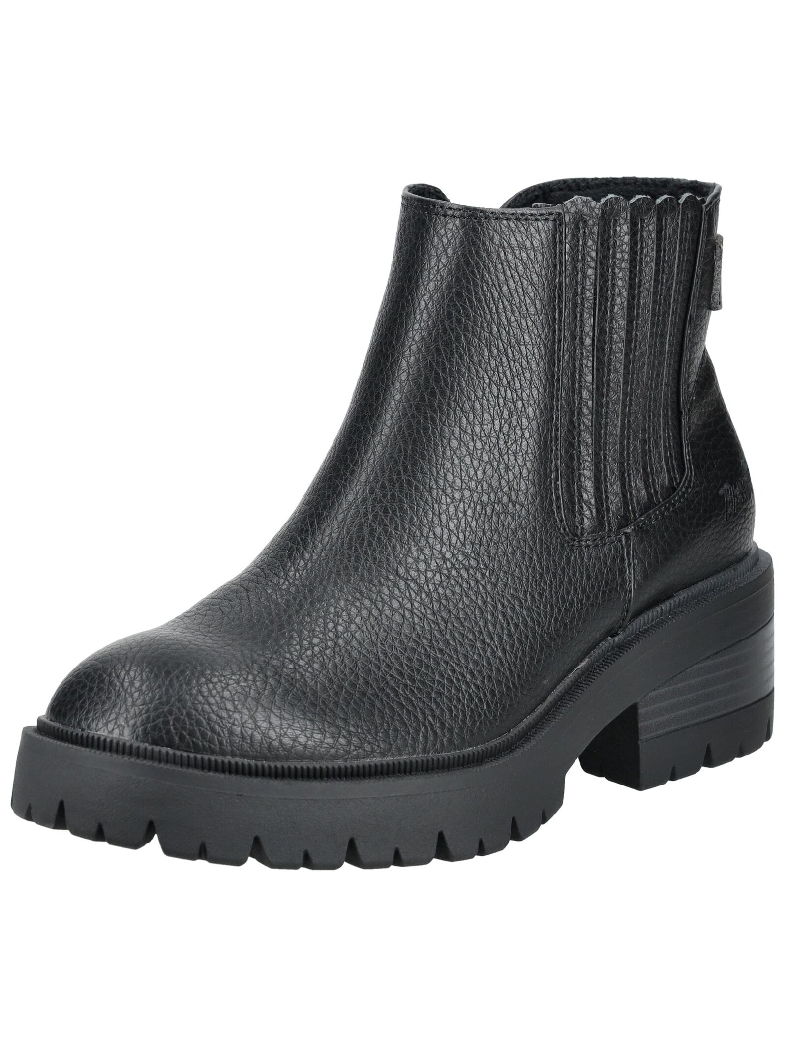 Stiefelette BLOWFISH "Blowfish Stiefelette Lederimitat/Textil", Damen, Gr. 39, schwarz, Lederimitat, Textil, Schuhe Stiefelette