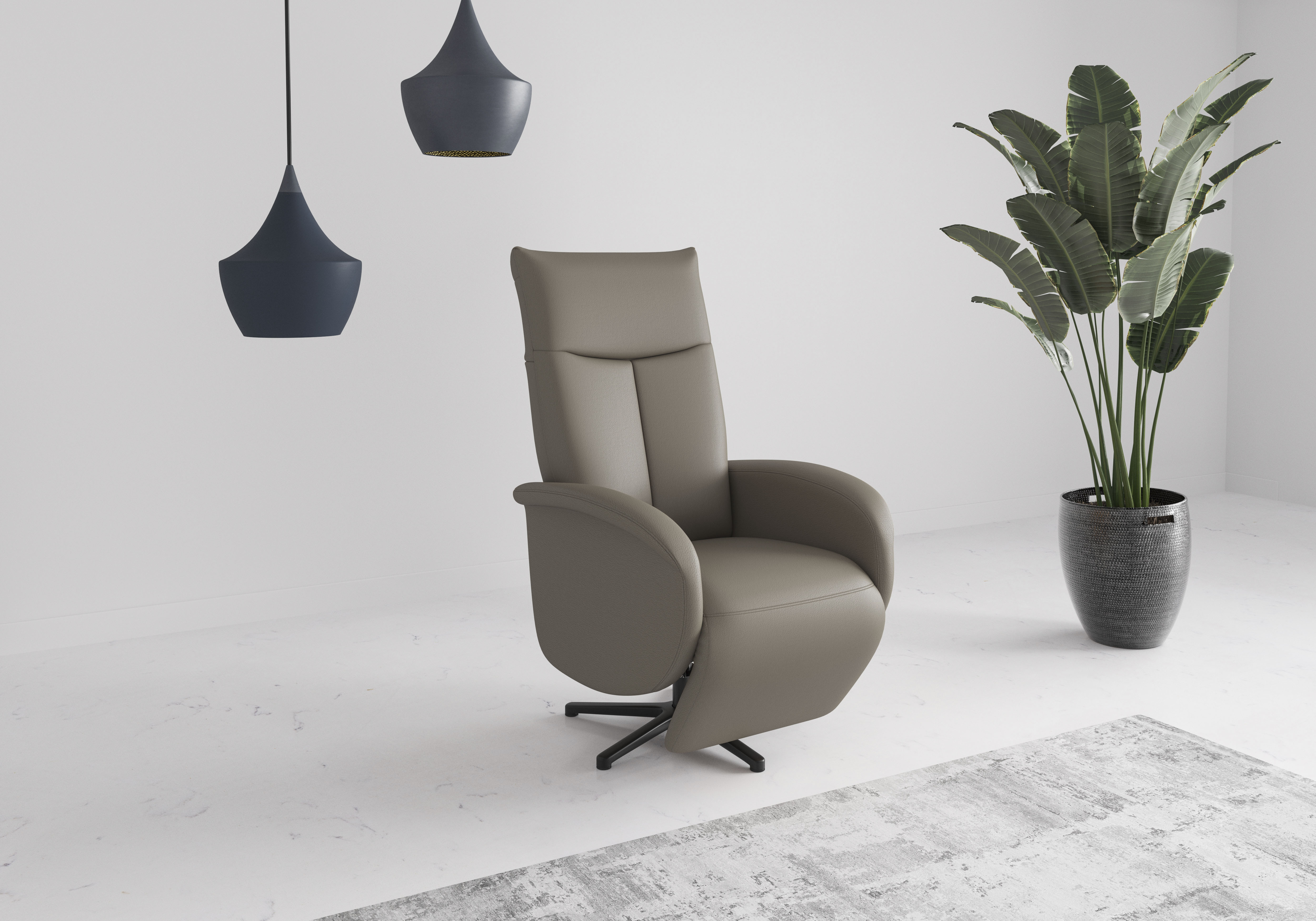 TV-Sessel SIT & MORE "Zora", delphine, B:75cm H:112cm T:82cm, Sessel, wahlweise mit Aufstehhilfe, 2 Motoren und Akku