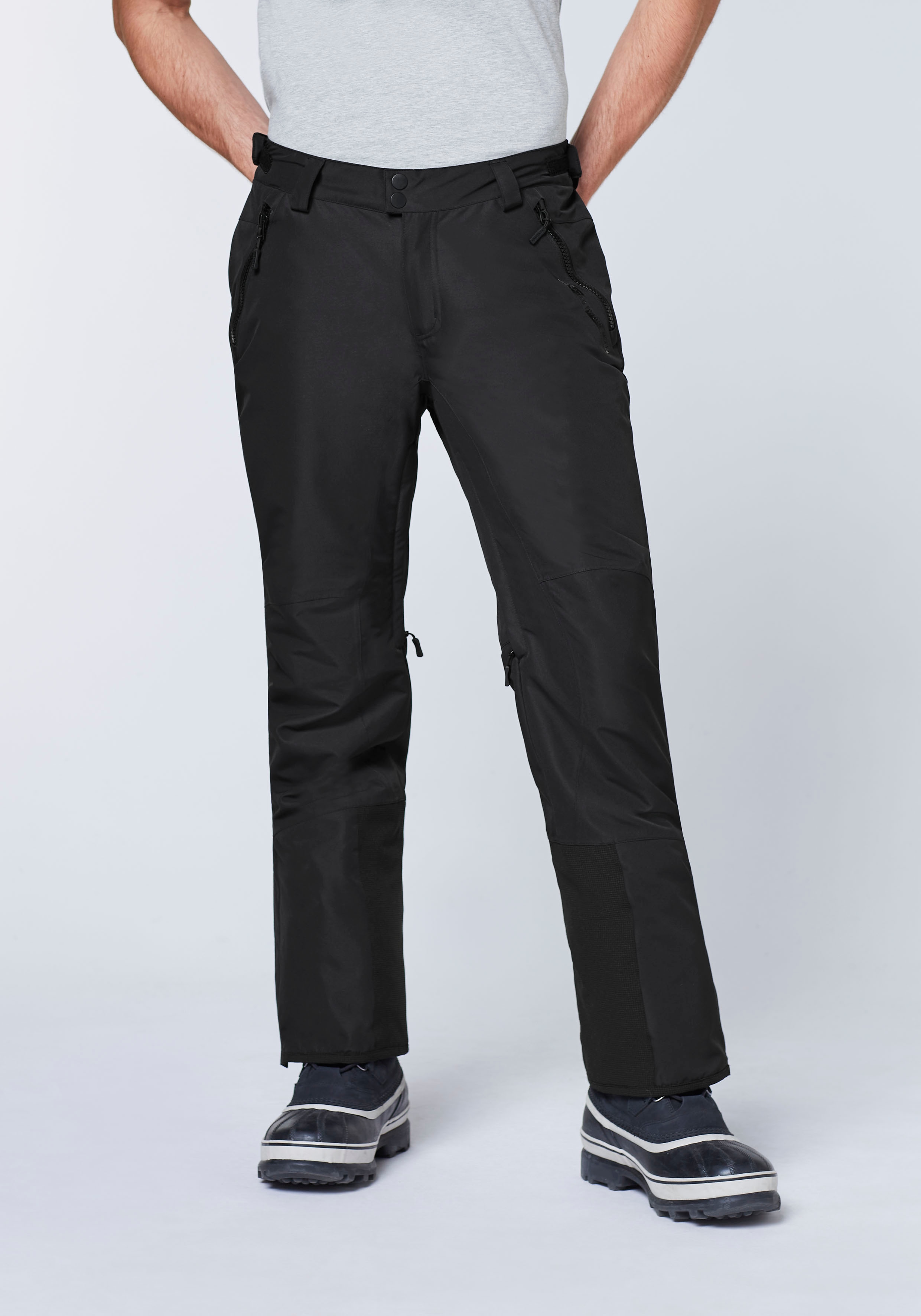 Skihose CHIEMSEE, Herren, Gr. 54, Normalgrößen, schwarz beauty, 100% Polyester, Hosen Skihose