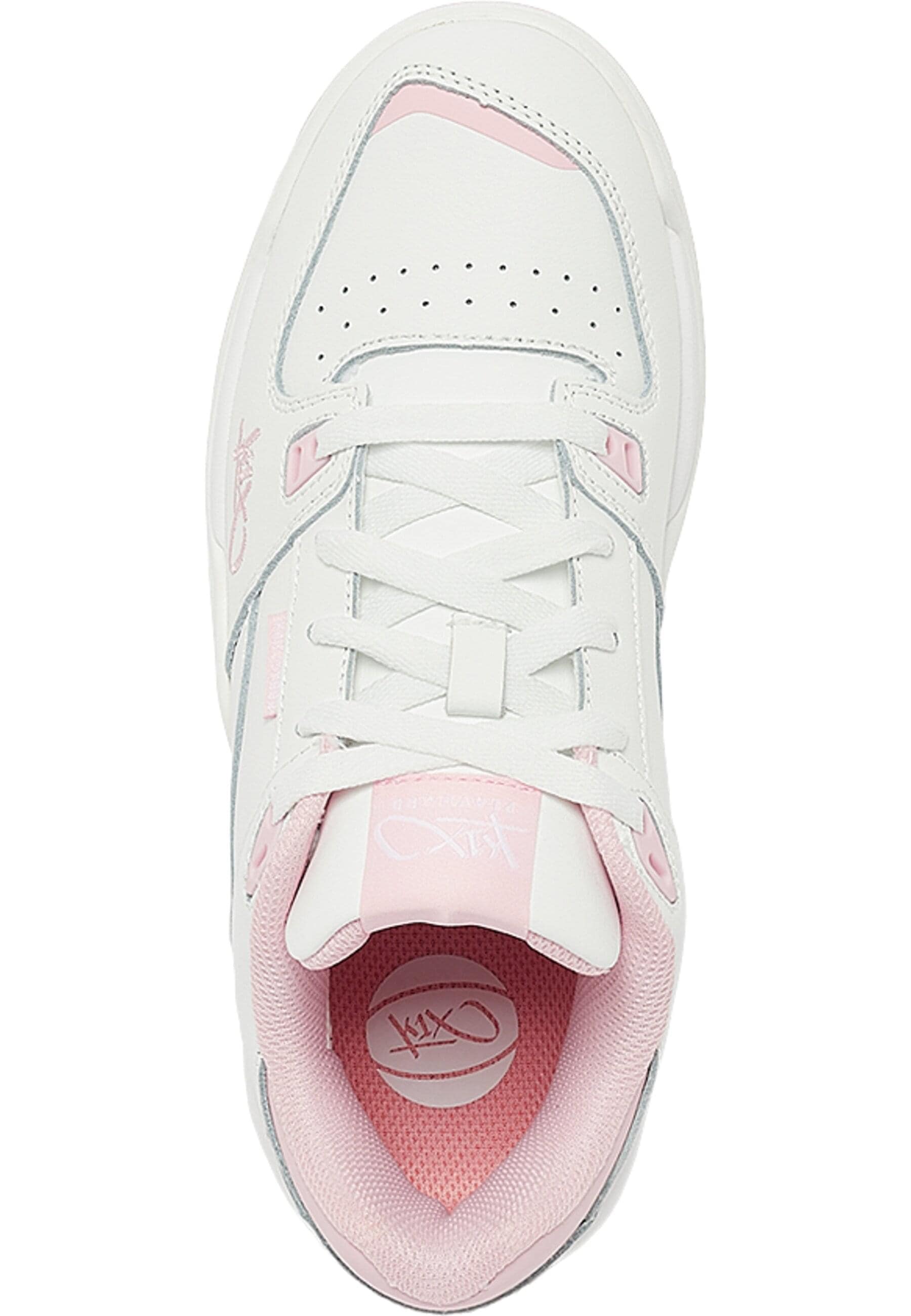 Trainingsschuh K1X "K1X Damen K1XFWW000012 K1X Glide", Damen, Gr. 40, weiß, pink, Leder, Schuhe