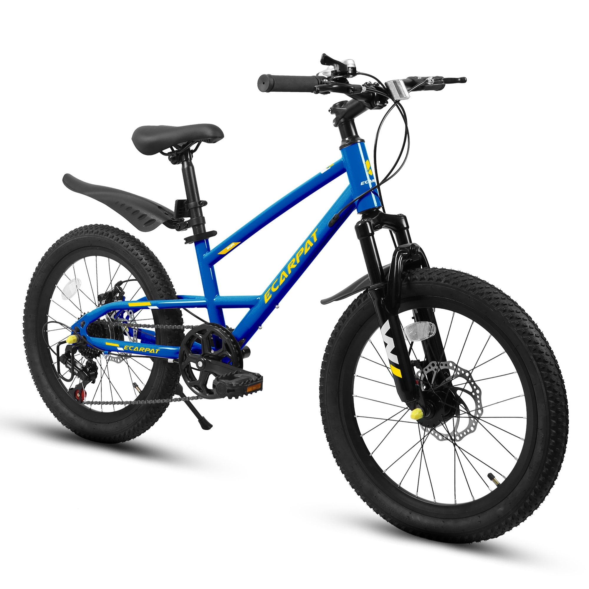 20 inch Mountain Kids Bike for Boys & Girls, Ages 6-12, 7-Speed with Front Suspension