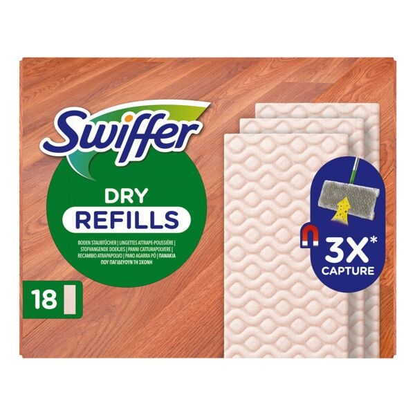 Swiffer 18er-Pack Trockene Bodentücher »DRY« Nachfüllpack, 20.5 cm Image