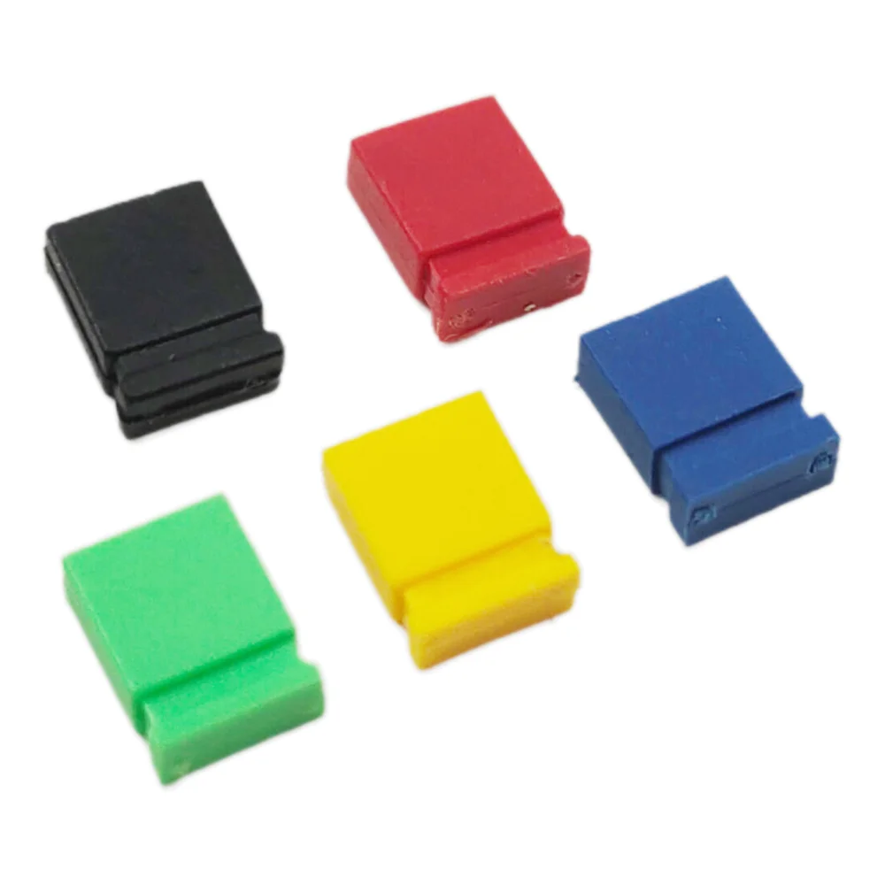 60 teile/los Geschlossene Kurzschluss Kappe 2,54mm Jumper Cap Pin Block Stecker für 2,54mm Header Image