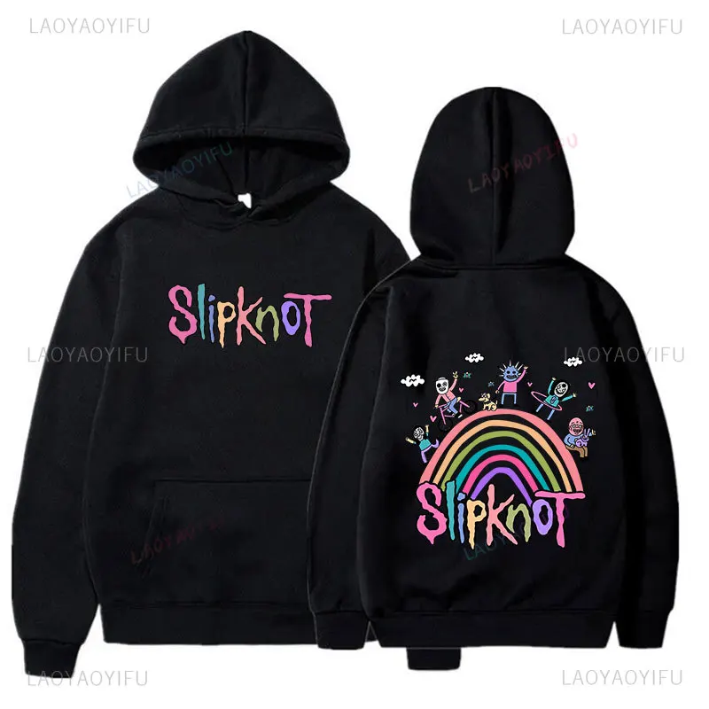 Men's New Style Slipknots Music Logo Metal Rock Band Women Men Hoodie Sweatshirts Novelty Trend Clothes Hoody Winter Pullovers