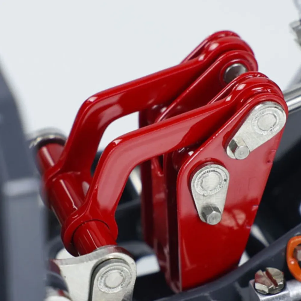 LESU AT1050 Hydraulischer RC-Teleskoparmlader, Gabelwagen-Automodell im Maßstab 1:14, bemalt, zusammengebautes RC-Spielzeug, Licht-Soundsysteme