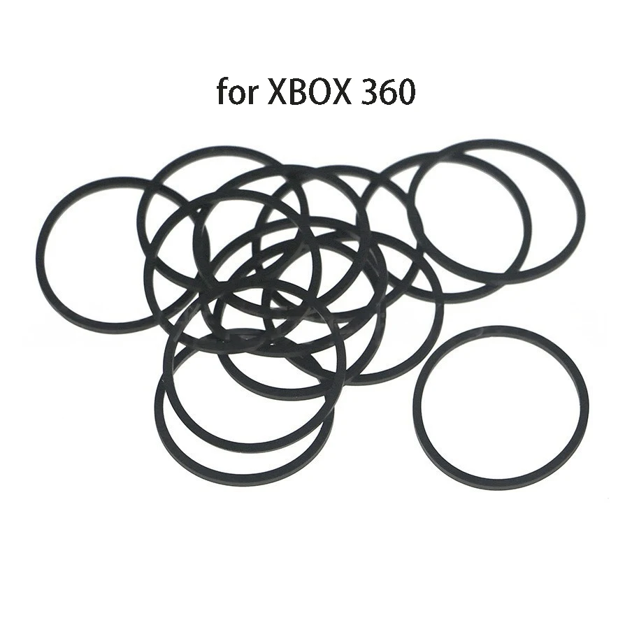 10pcs for Xbox 360 XBOX ONE DVD Belt CD Drive Rubber Ring Motor Belt Repair Parts Replacement Rubber Circle for Microsoft Xbox