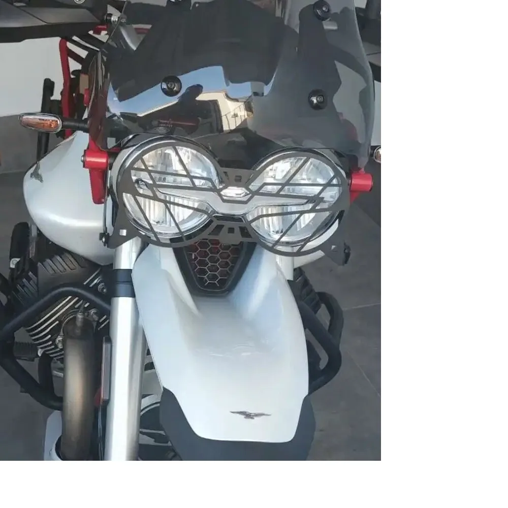 2024 Accessori Moto Faro Guard Per Moto Guzzi V85TT V85 TT 2019 2020 2021 2022 2023 V 85 TT Testa Della Lampada Griglia di Copertura