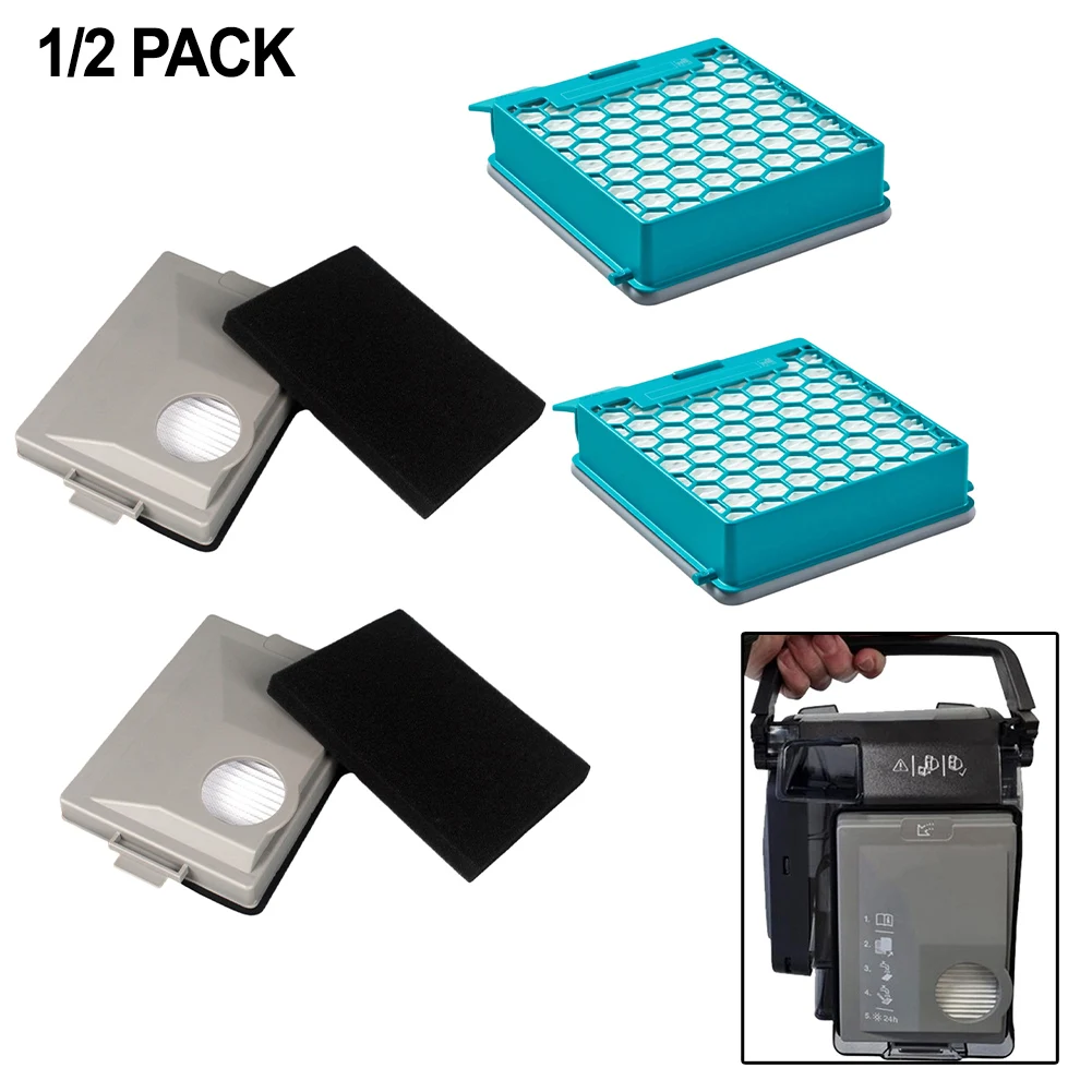 1/2 satz Staubsauger Filter Kit Ersatz Für Miele Filter Für Miele Für Boost CX1 11639240 Staubsauger zubehör Image